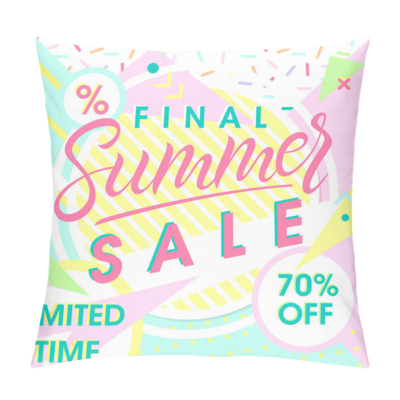 Personality  Summer Sale Banner Pillow Covers