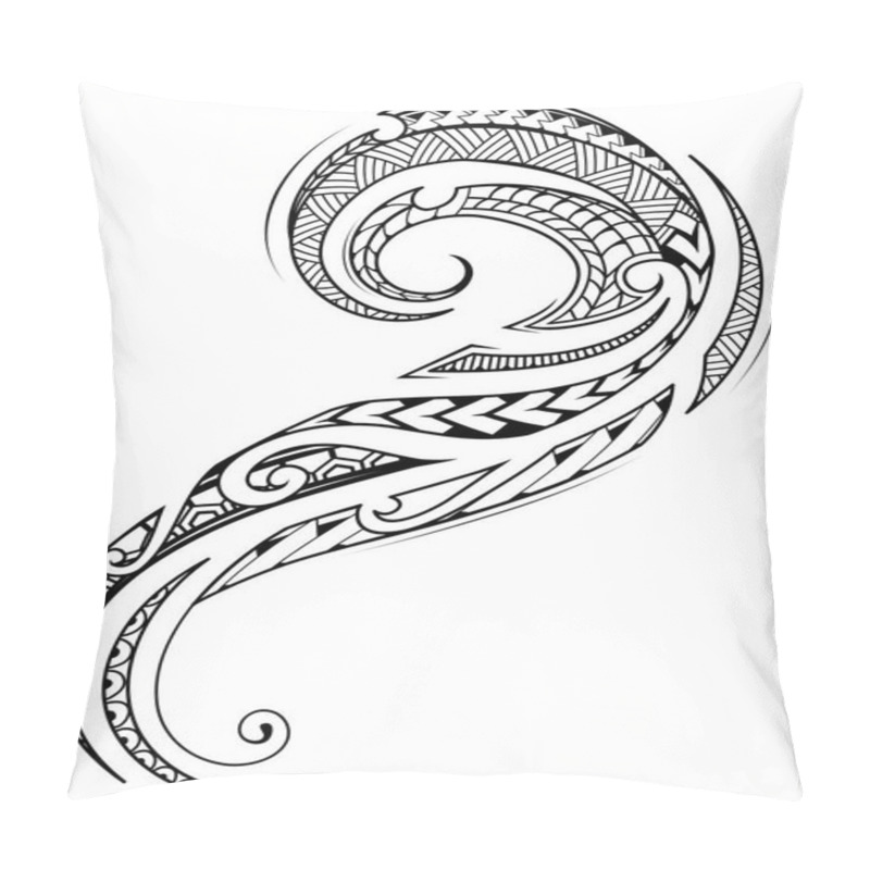 Personality  Maori Style Tattoo Design Pillow Covers