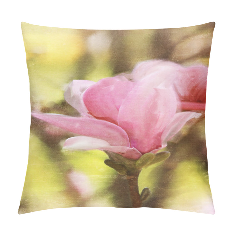 Personality  Magnolia Blossoms Painting Pillow Covers