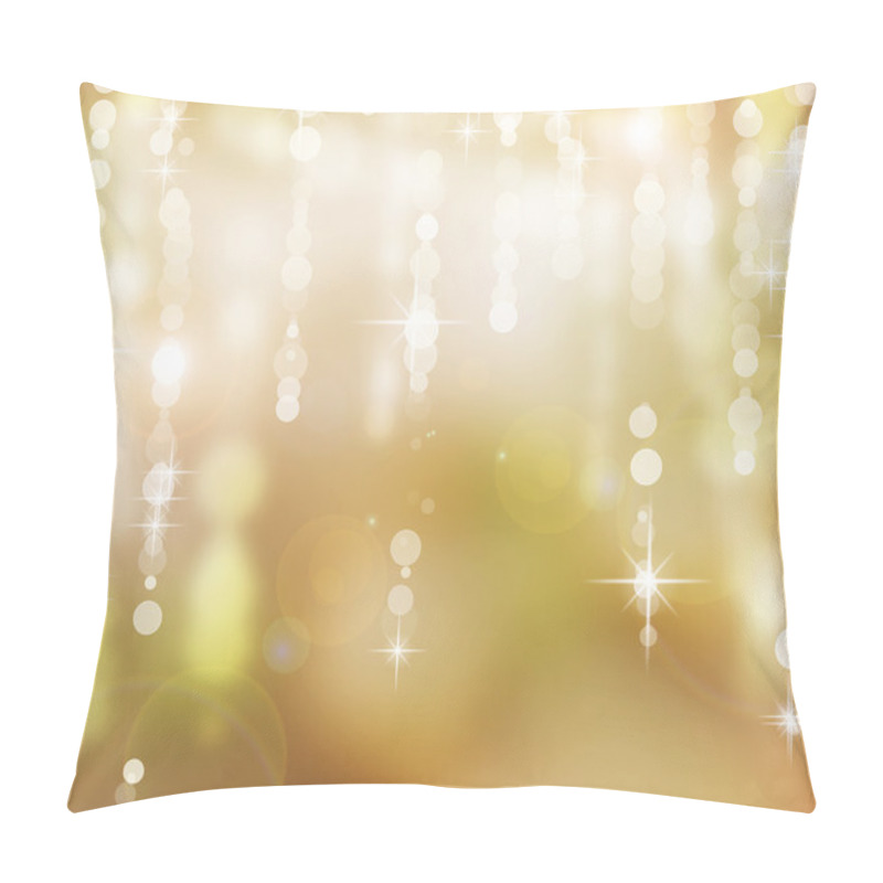 Personality  Abstract Christmas Background. Holiday Abstract Background Pillow Covers