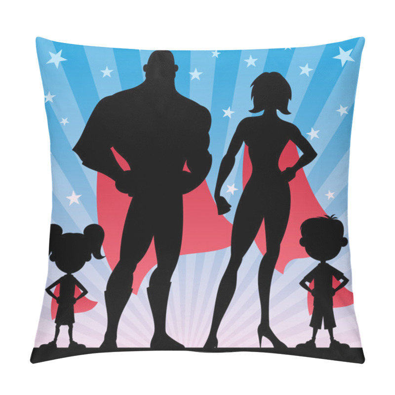 Personality  Superhero Family Pillow Covers