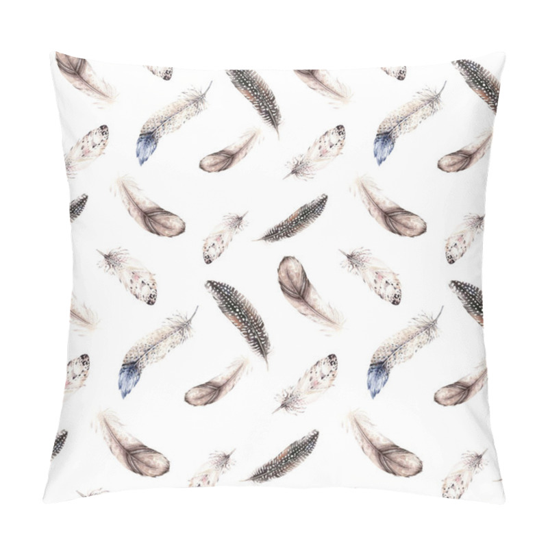 Personality  Feathers Boho Pattern Pillow Covers