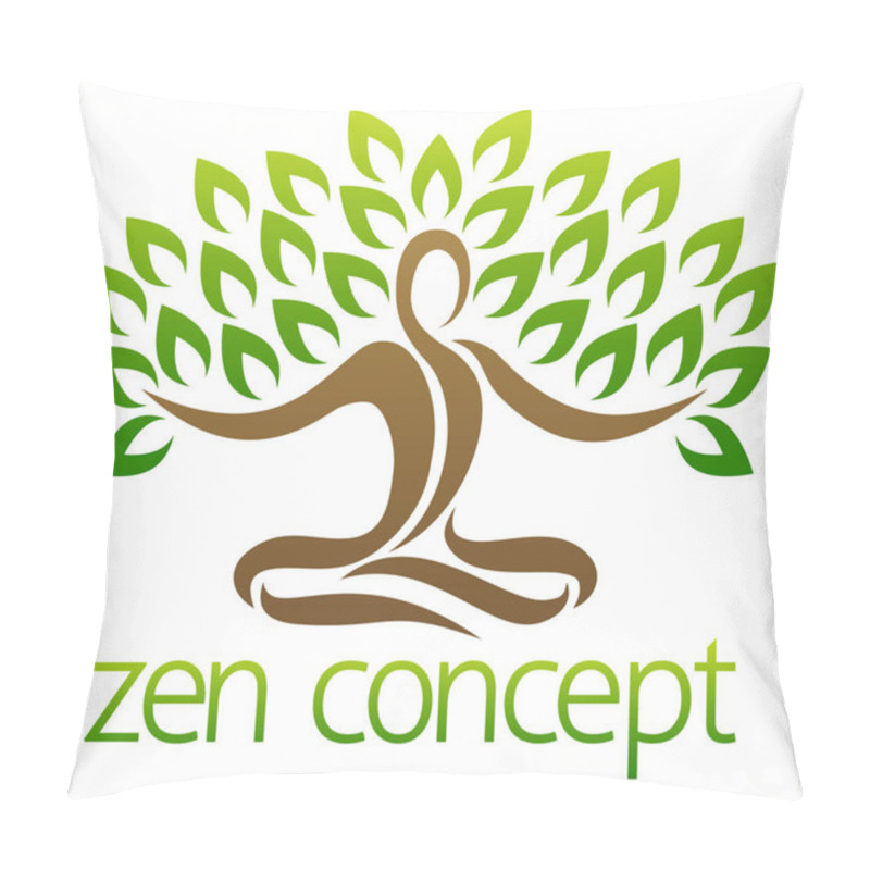 Personality  Tree Seated Person Concept Pillow Covers