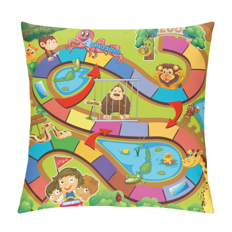 Personality  Animals Zoo Game Pillow Covers