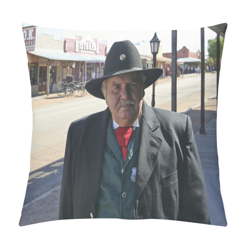 Personality  A Participant Of Helldorado, Tombstone, Arizona Pillow Covers