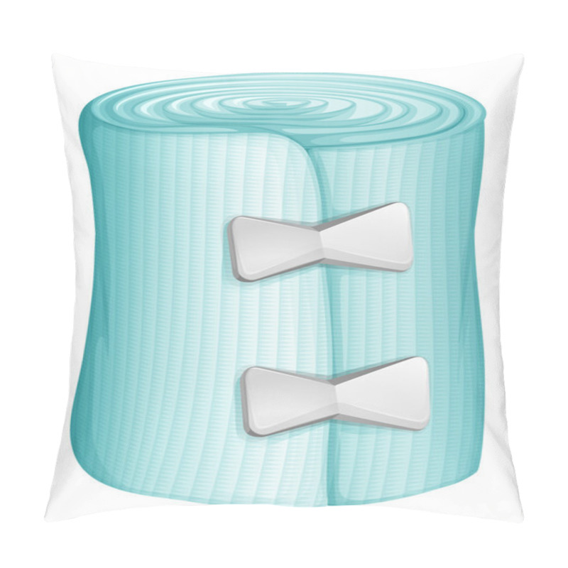 Personality  A Blue Bandage Pillow Covers