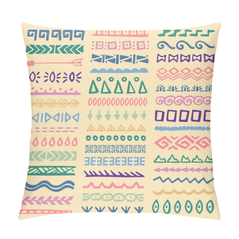 Personality  Borders Collection In Ethnic Style Pillow Covers