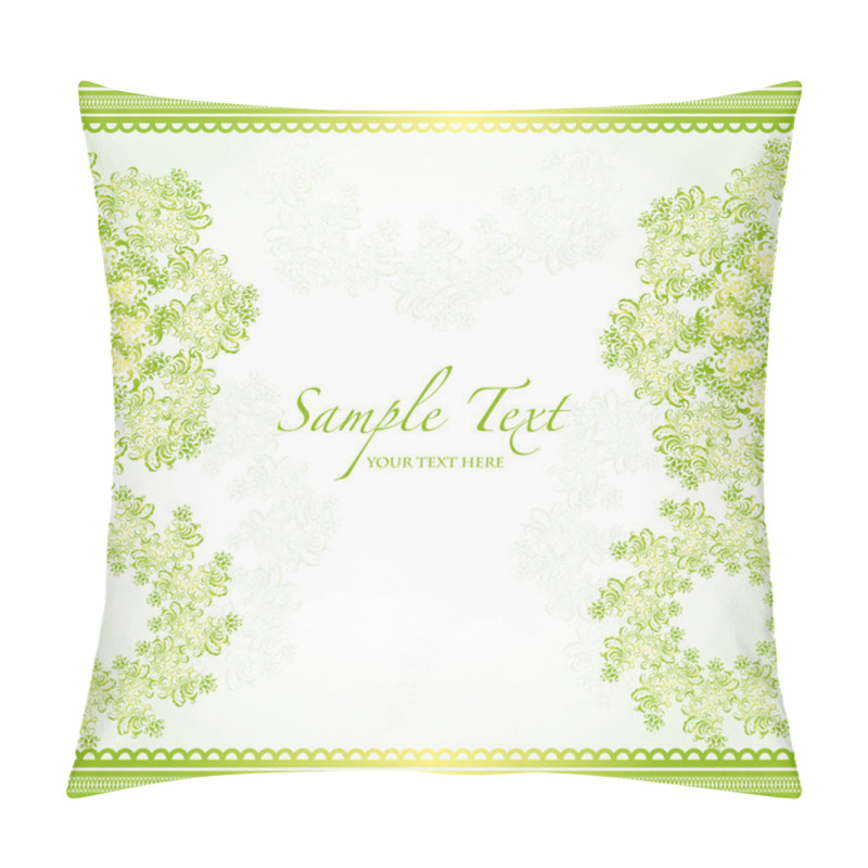 Personality  Natural Green Background Pillow Covers