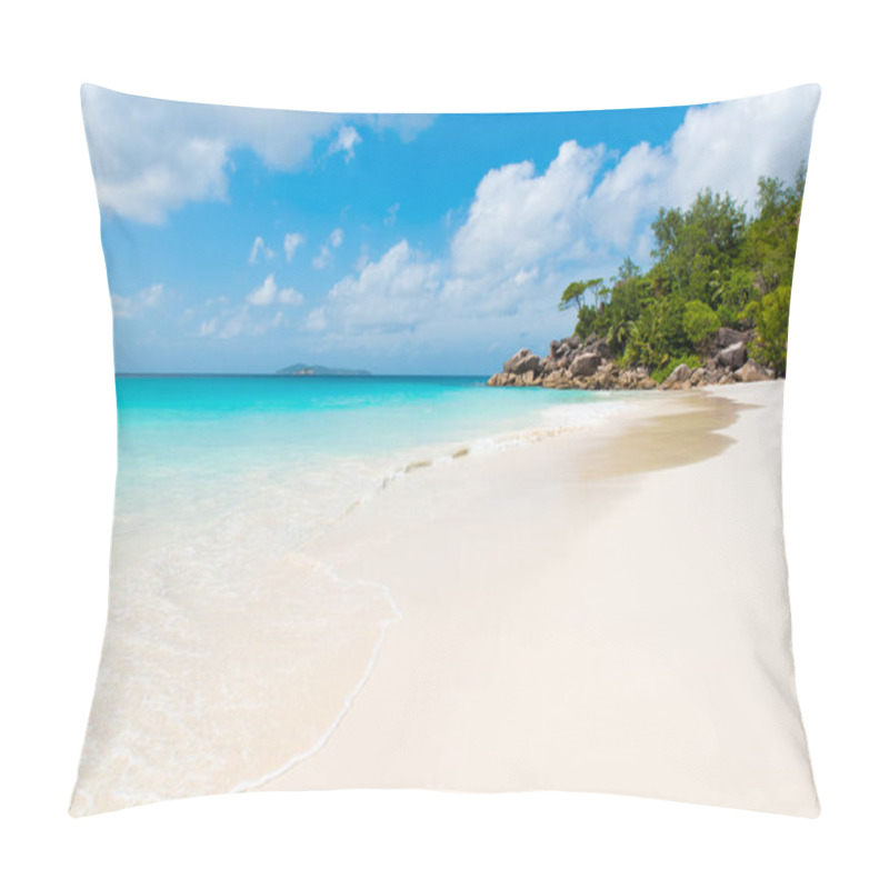 Personality  Beautiful Paradise Beach - Anse Georgette At Praslin, Seychelles Pillow Covers