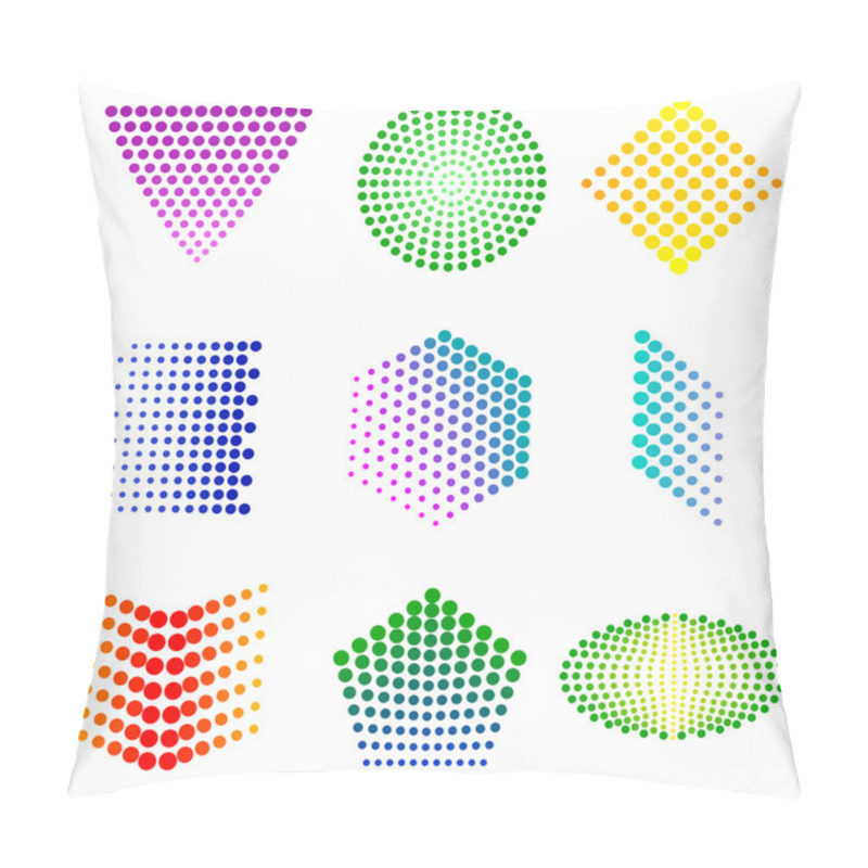 Personality  Shapes From Dots Pillow Covers