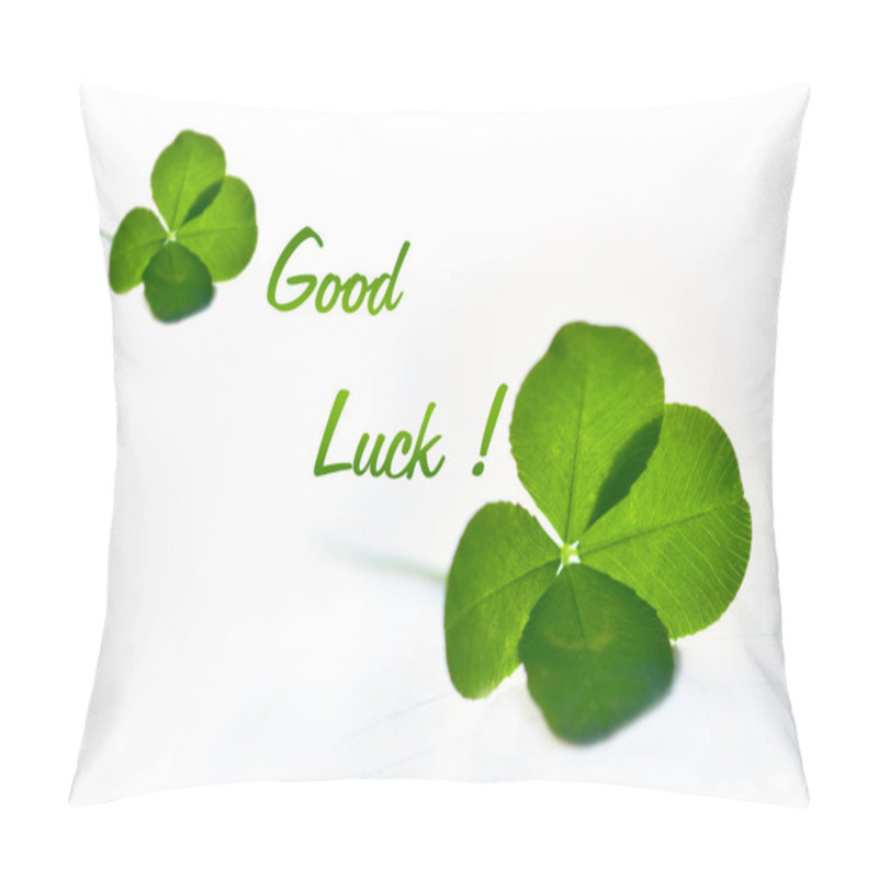 Personality  Four Leaf Clover For Good Luck Pillow Covers