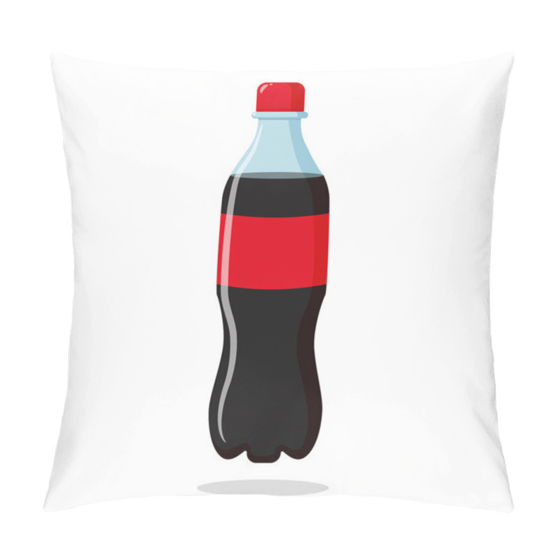 Personality  Cola Soda In Plastic Bottles Drink To Crave For A Refreshing Feeling. Pillow Covers