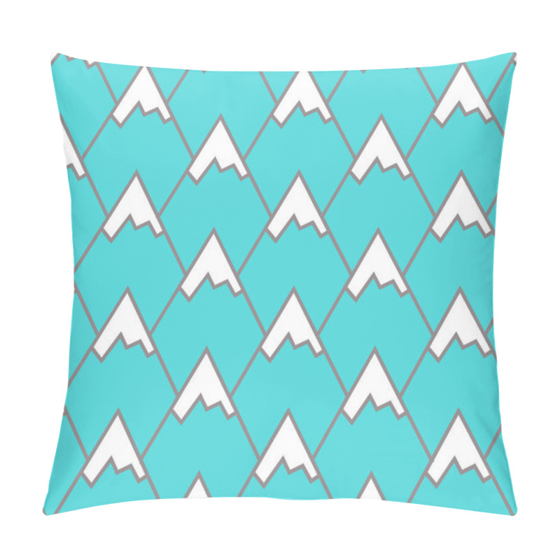 Personality  Abstract Seamless Mountains Pattern Pillow Covers