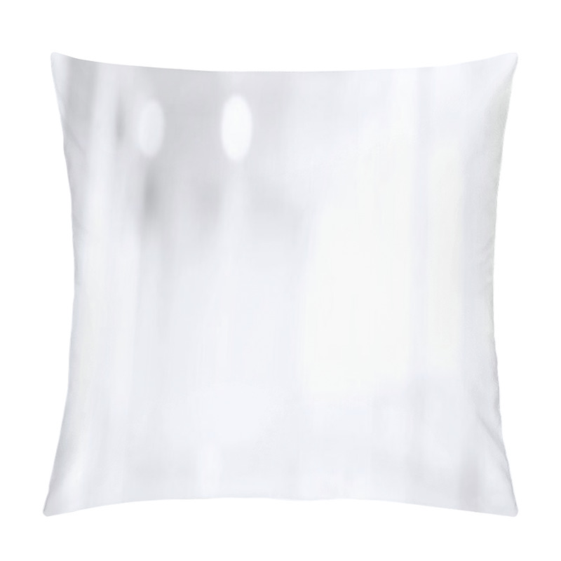 Personality  Bright And Airy Blurred Modern Office Space. Pillow Covers