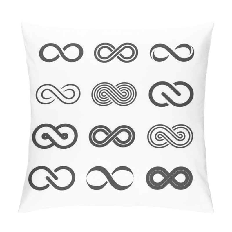 Personality  Infinity Symbols Set Pillow Covers