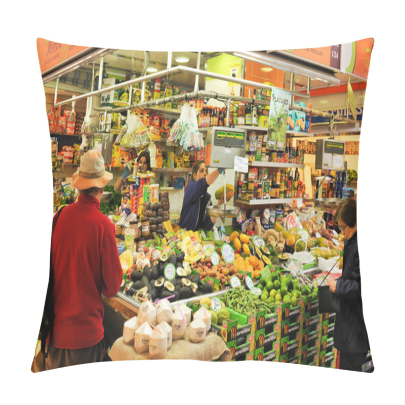 Personality  Mercado Central In Valencia, Spain Pillow Covers