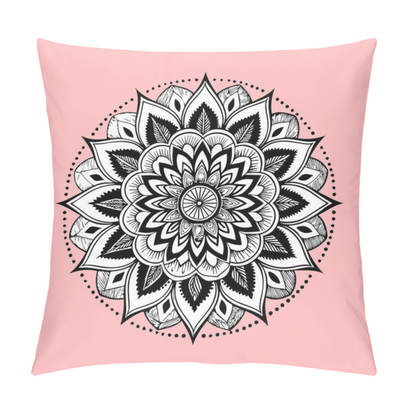 Personality  Flower Mandala Design Art Pillow Covers