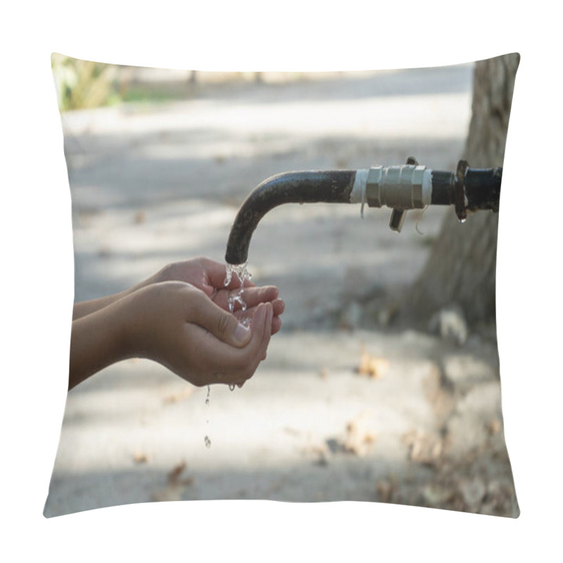 Personality  A Water Scarcity Issue In Hot Region Pillow Covers