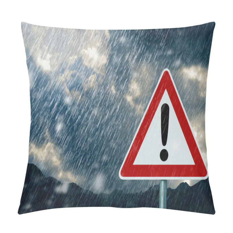 Personality  Caution - Bad Weather Pillow Covers