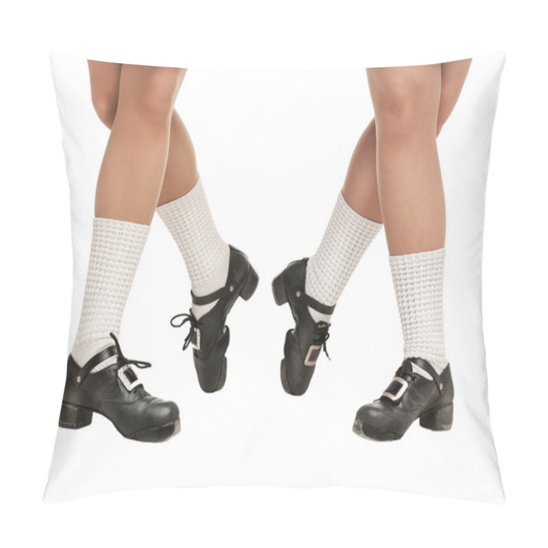 Personality  Legs In Hard Shoes For Irish Dancing Pillow Covers