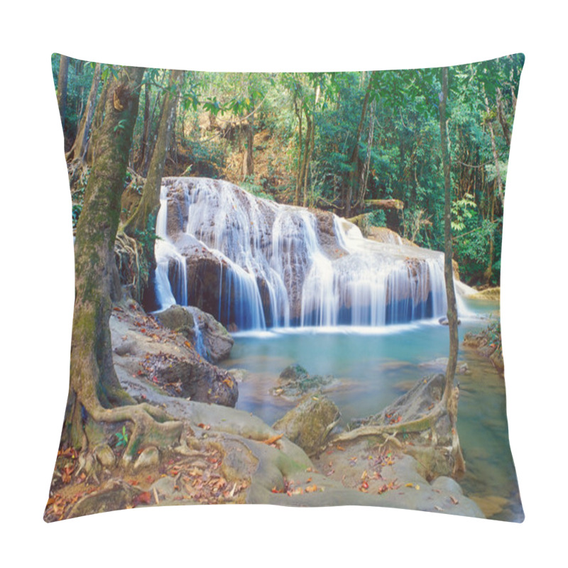 Personality  Thailand Jungle Waterfall Pillow Covers