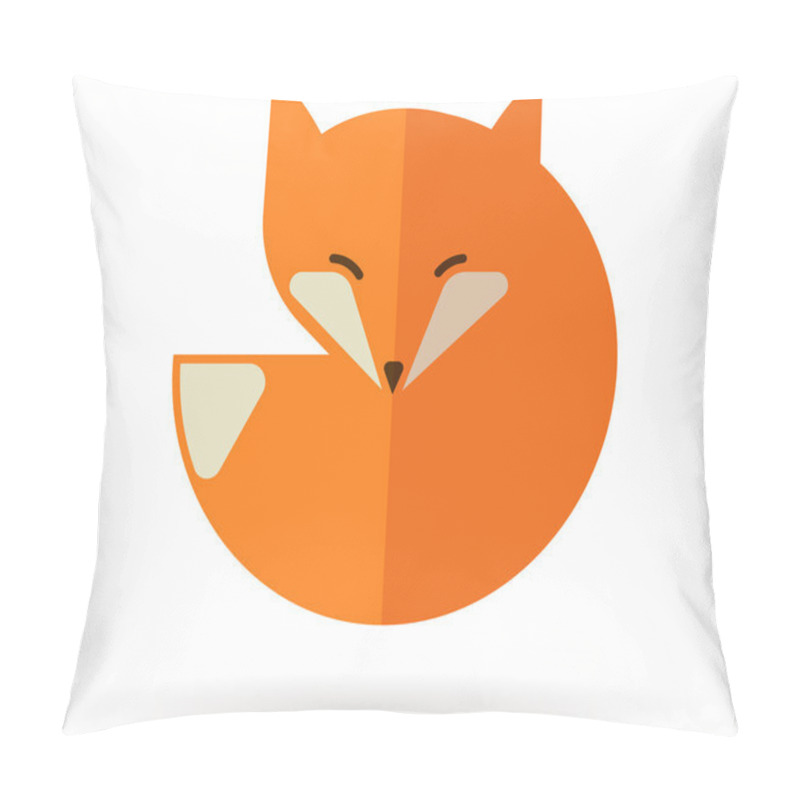 Personality  Fox Icon, Illustration And Element Pillow Covers