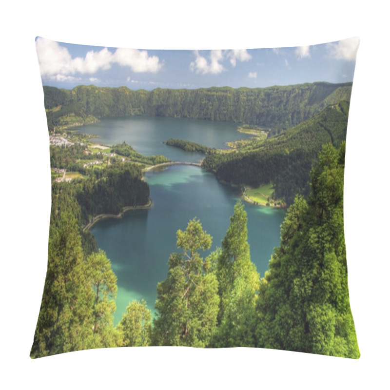 Personality  Viewpoint Vista Do Rei At Sao Miguel (Azores) Pillow Covers