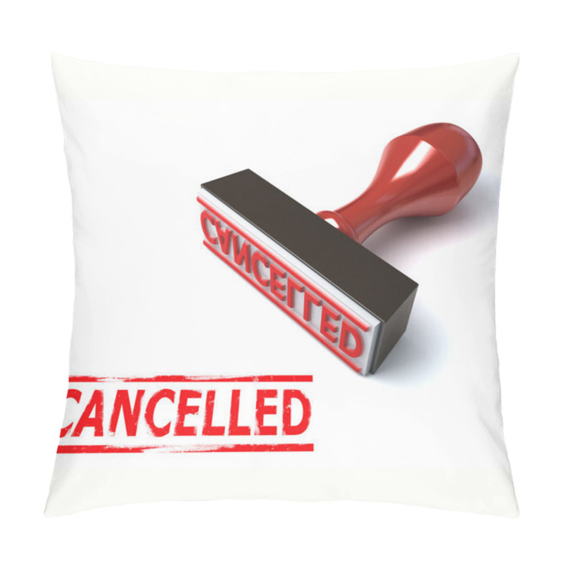 Personality  3d Stamp Cancelled Pillow Covers