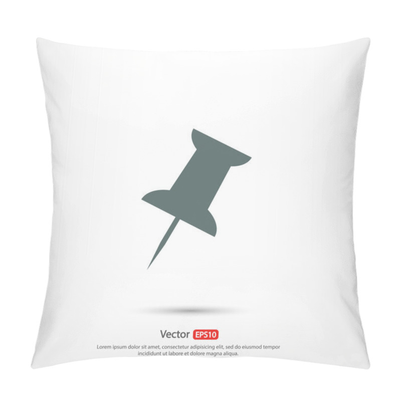 Personality  Push Pin Icon Pillow Covers