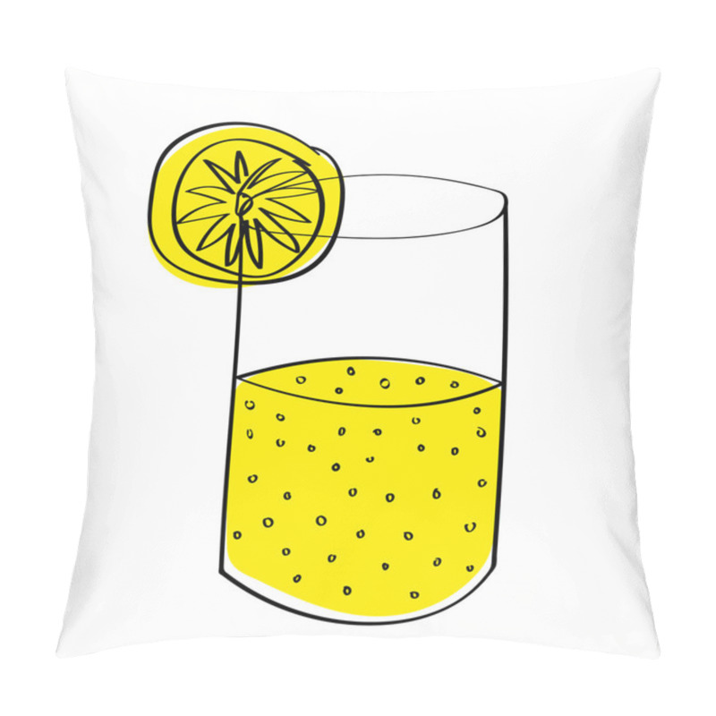 Personality  Glass Half Full Of Lemonade Pillow Covers