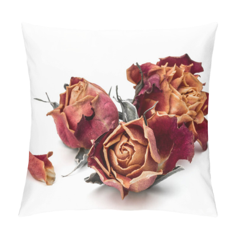 Personality  Dried Rose Flower Heads Pillow Covers