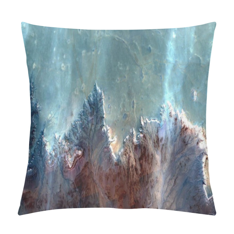 Personality     Abstract Photography Of The Deserts Of Africa From The Air. Aerial View Of Desert Landscapes,  Pillow Covers