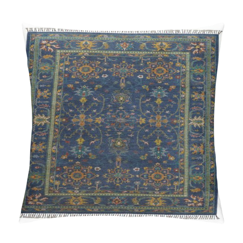 Personality  Handwoven Afghan Rug Separated From The Background Pillow Covers