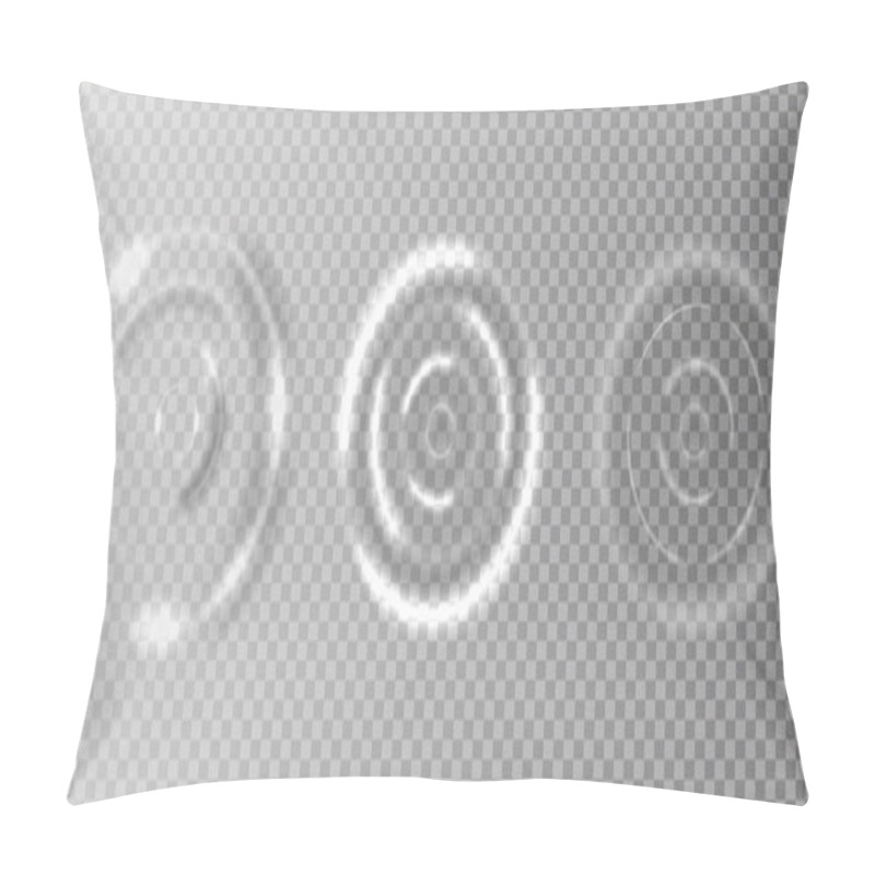 Personality  Ripple Water Realistic Pillow Covers