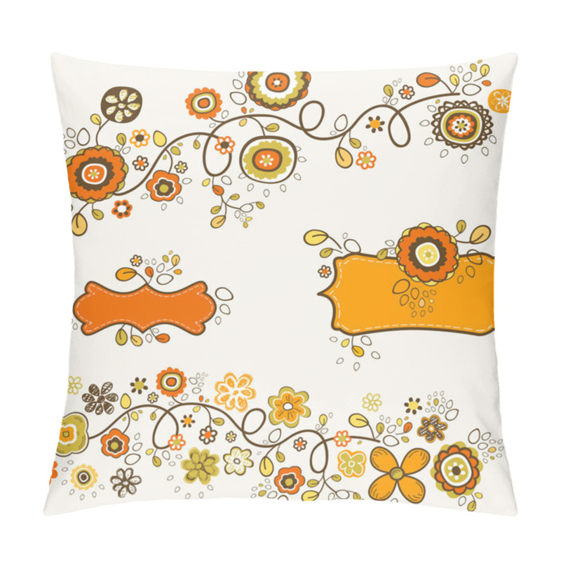 Personality  Autumn Flowers Pillow Covers