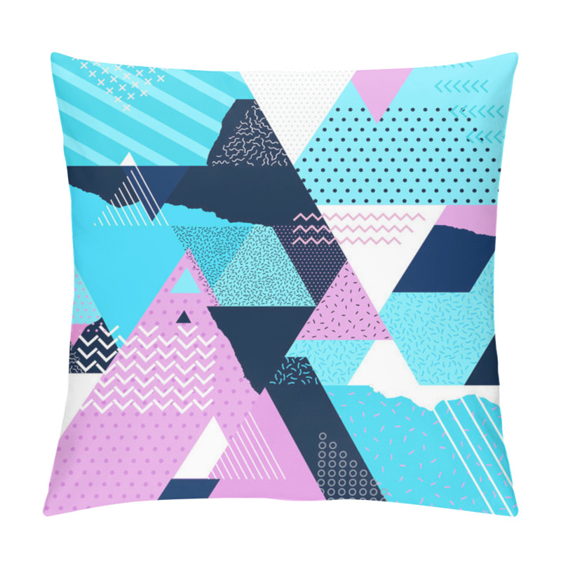 Personality  Art Geometric Background Pillow Covers