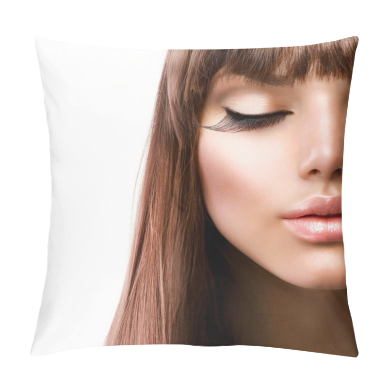 Personality  Face. Fashion Makeup. Perfect Skin Pillow Covers