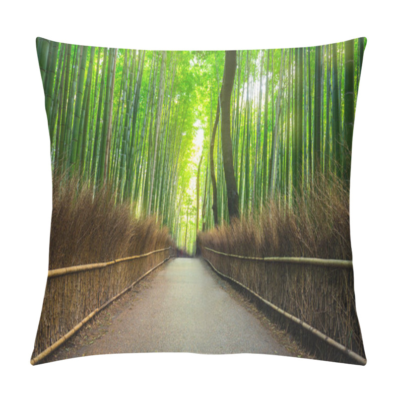 Personality  Bamboo Forest Of Arashiyama Near Kyoto Pillow Covers