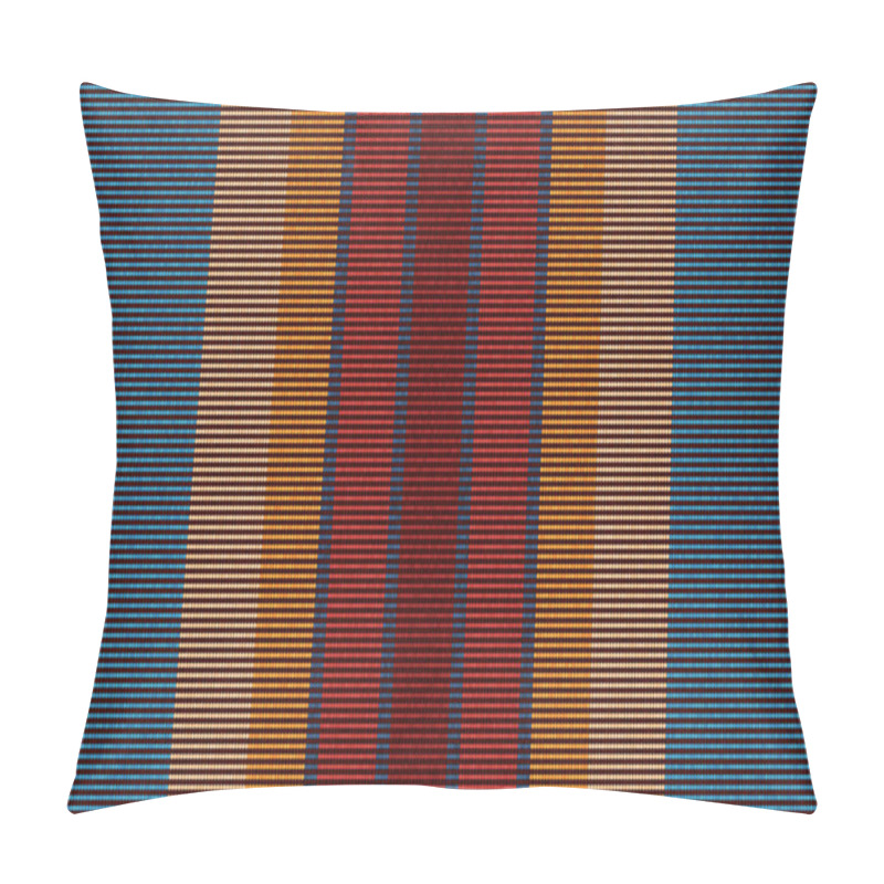 Personality  Blanket Stripes Seamless Vector Pattern. Background For Cinco De Mayo Party Decor Or Ethnic Mexican Fabric Pattern With Colorful Stripes. Serape Design Pillow Covers