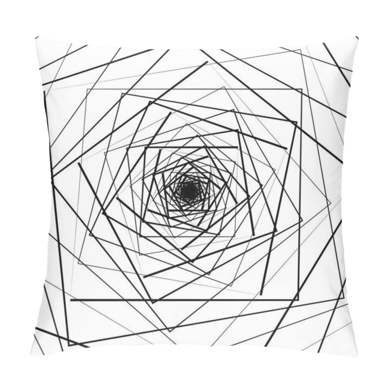 Personality  Ripple Pattern With Concentric Squares Pillow Covers