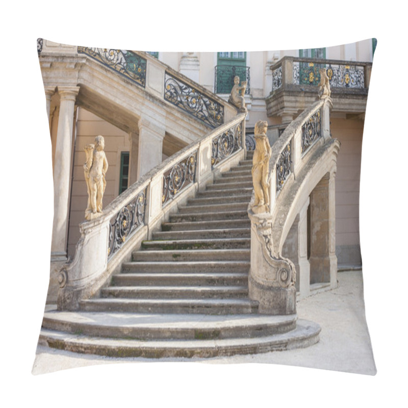 Personality  Esterhazy Castle Stairs And The Fountain Pillow Covers