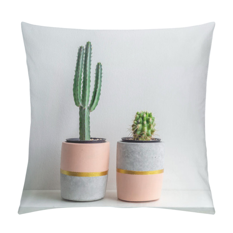 Personality  Modern Geometric Concrete Planters. Beautiful Painted Concrete P Pillow Covers