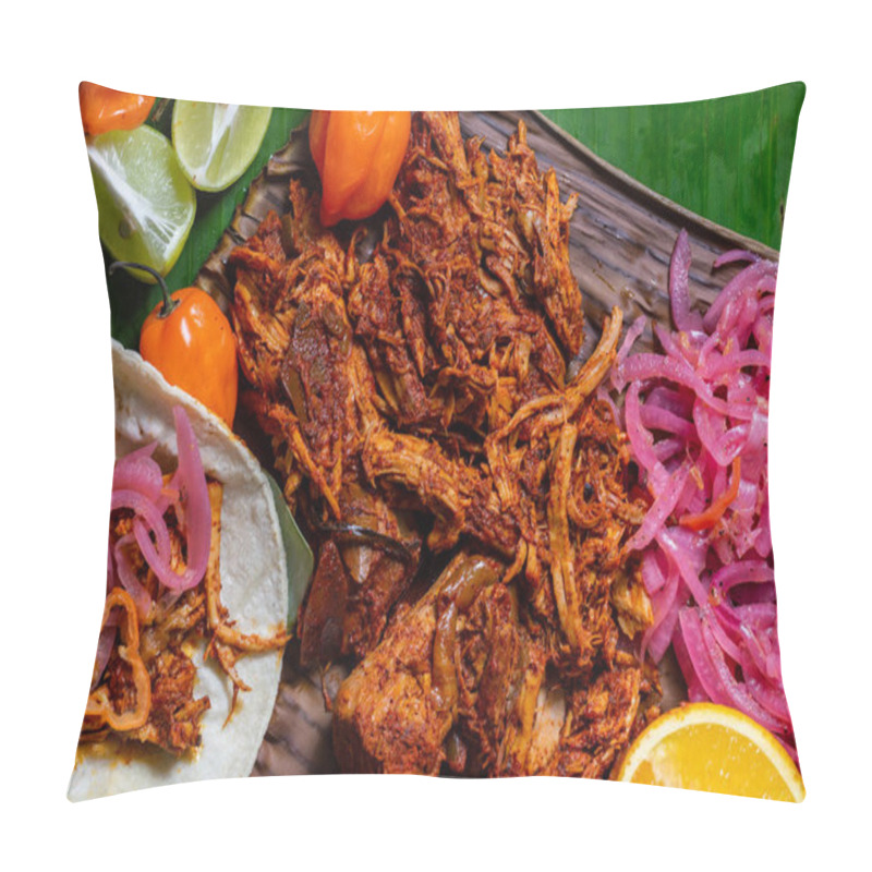 Personality  Cochinita Pibil, Mexican Pit-roasted Pork Dish Pillow Covers