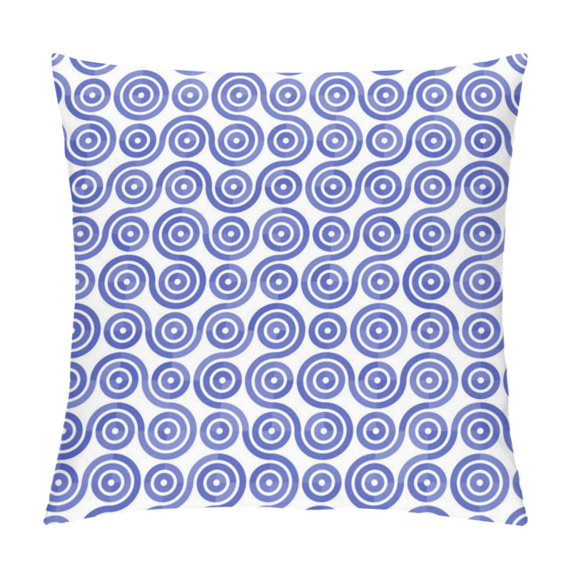 Personality  Truchet Random Pattern Generative Tile, Art Background Illustration  Pillow Covers