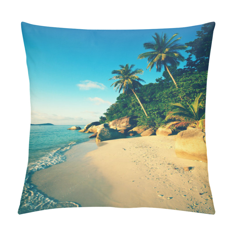 Personality  Malaysian Beach At Summer Pillow Covers