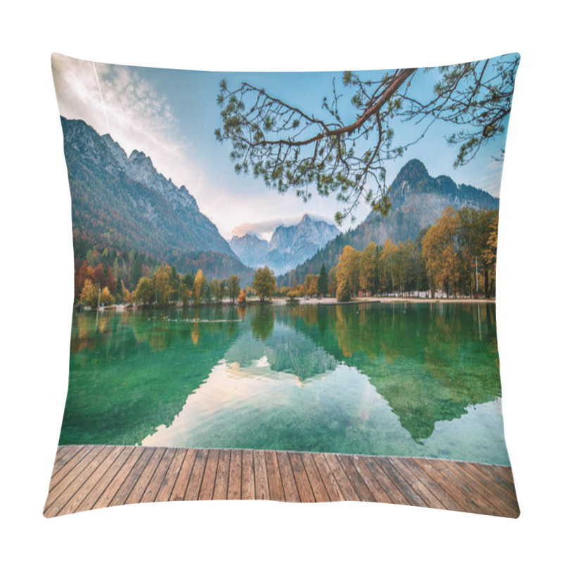 Personality  Jasna Lake, Slovenia Pillow Covers