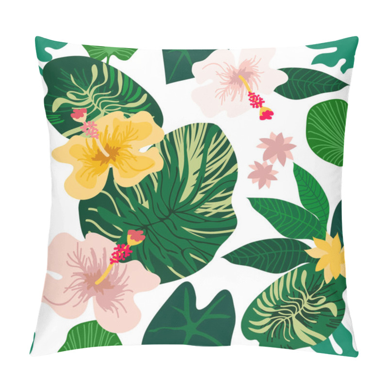 Personality  Spring Tropical Rainforest. Pillow Covers