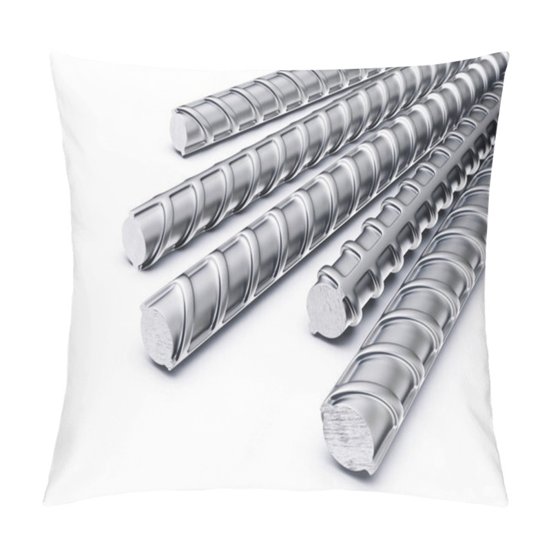 Personality  Metal Reinforcements Isolated On White Pillow Covers