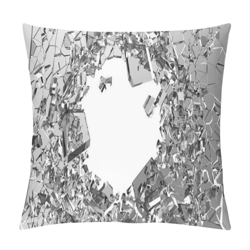 Personality  Broken Glass Into Pieces Pillow Covers