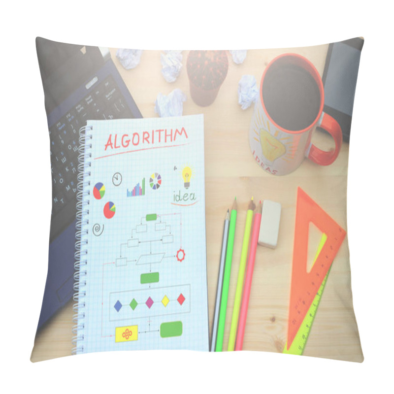 Personality  The Order Of Actions To Achieve Some Of The Results Drawn In The Notebook Pillow Covers